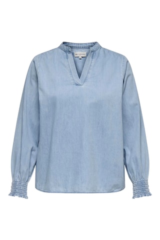 Blouse en jean - Bleu clair