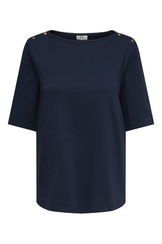 Top en coton biologique - Noir