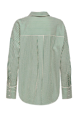 Chemisier regular - Blanc et vert