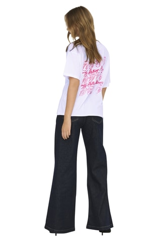 T-shirt regular en coton biologique The Rolling Stones - Blanc