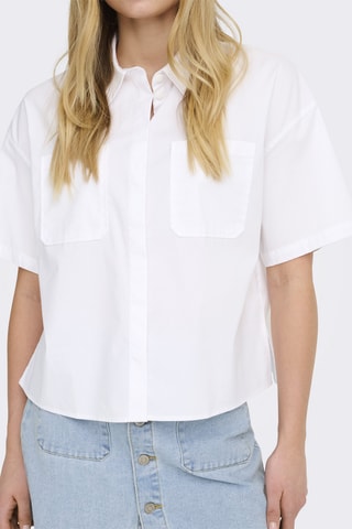 Chemisier boxy - Blanc