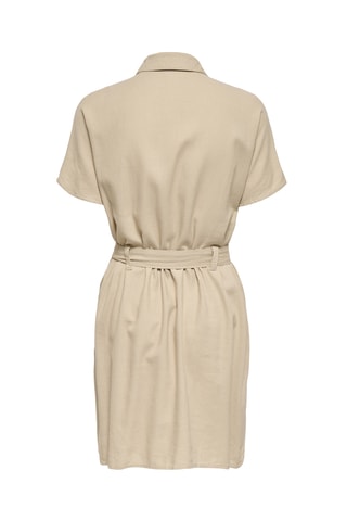 Robe chemise en lin - Beige