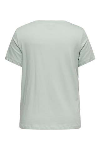 T-shirt regular en coton biologique - Vert d’eau