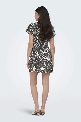 Robe chemise - Noir et écru