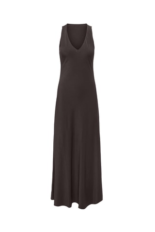 Robe droite - Marron