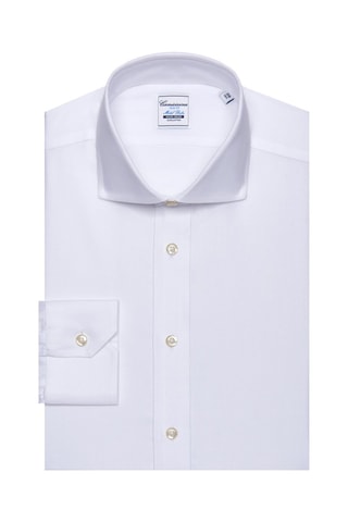 Chemise slim non repassable - 100% coton - Blanc
