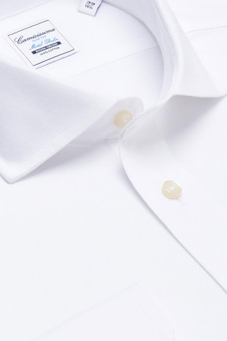 Chemise slim non repassable - 100% coton - Blanc