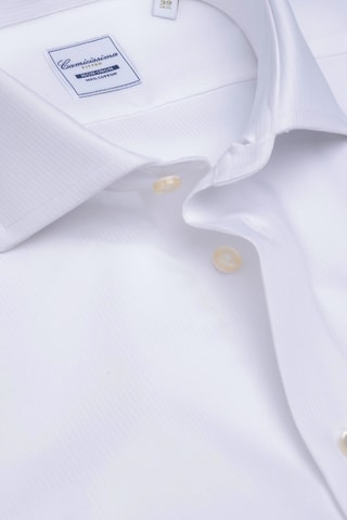 Chemise slim non repassable - 100% coton - Blanc