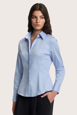 Chemise slim - Bleu