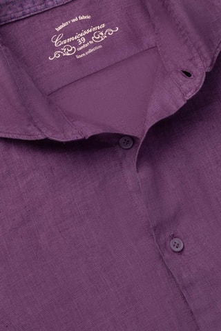 Chemise en lin - Violet