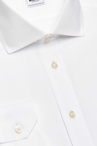 Chemise regular non repassable - 100% coton - Blanc