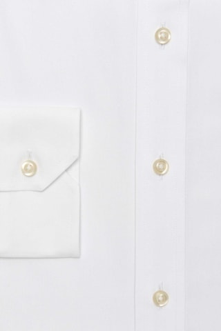 Chemise regular non repassable - 100% coton - Blanc