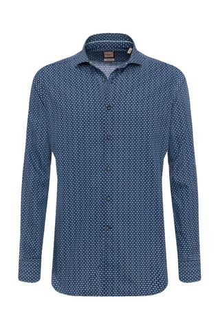 Chemise skinny - Bleu