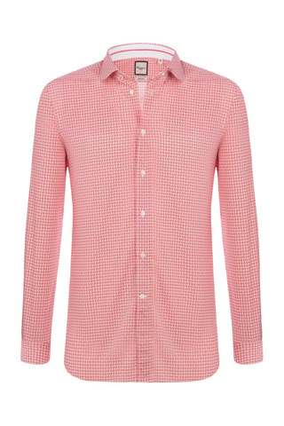 Chemise slim - Rouge