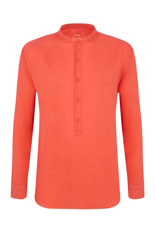 Chemise en lin - Rouge