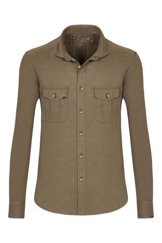 Chemise slim - Marron