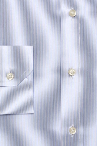 Chemise regular non repassable - 100% coton - Bleu