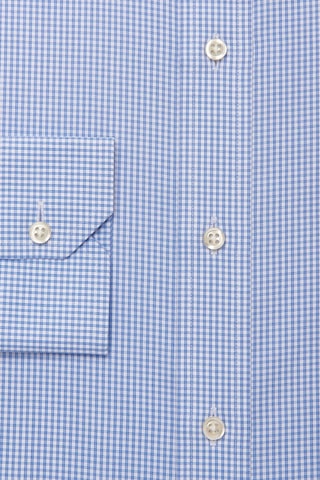 Chemise regular non repassable - 100% coton - Bleu