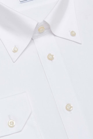 Chemise slim non repassable - 100% coton - Blanc