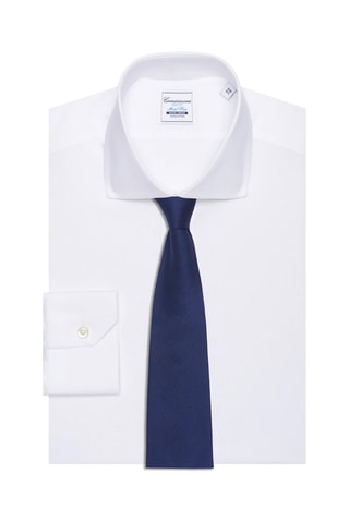 Chemise slim non repassable - 100% coton - Blanc