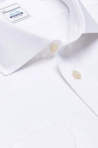 Chemise slim non repassable - 100% coton - Blanc