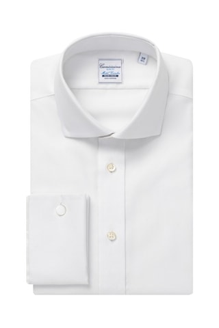 Chemise slim non repassable - 100% coton - Blanc