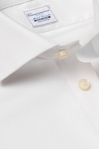 Chemise slim non repassable - 100% coton - Blanc