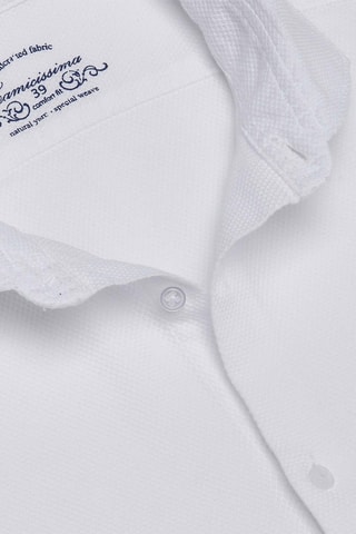 Chemise dyed confort - Blanc