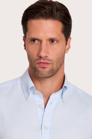 Chemise slim - Bleu