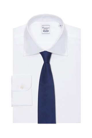 Chemise regular non repassable - 100% coton - Blanc