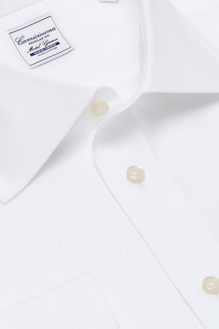 Chemise regular non repassable - 100% coton - Blanc