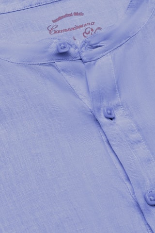 Chemise en lin - Bleu
