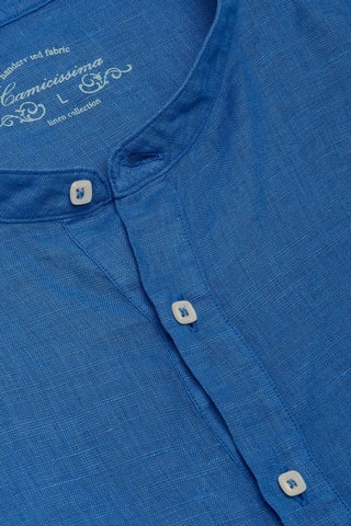 Chemise en lin - Bleu