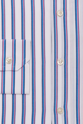 Chemise regular - Bleu et blanc