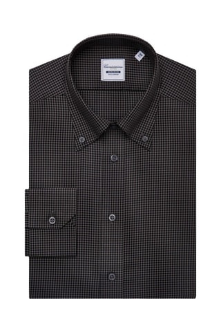 Chemise regular non repassable - 100% coton - Gris