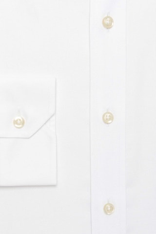 Chemise regular non repassable - 100% coton - Blanc