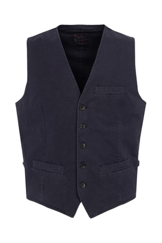 Gilet de costume sans manches - Bleu