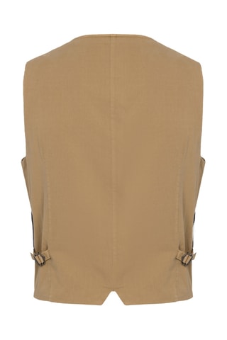 Gilet de costume sans manches - Beige