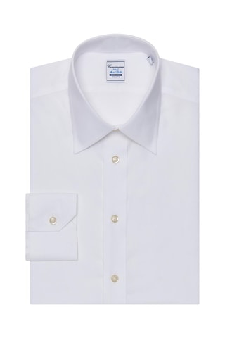 Chemise slim non repassable - 100% coton - Blanc