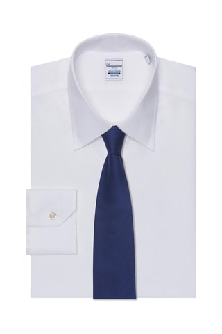 Chemise slim non repassable - 100% coton - Blanc