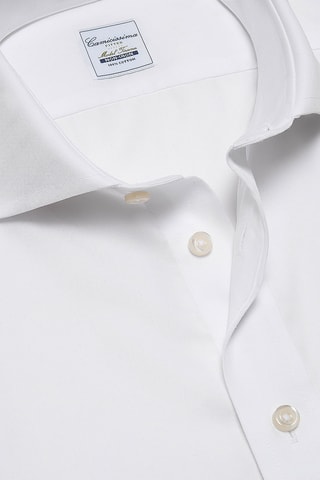 Chemise non repassable - 100% coton - Blanc
