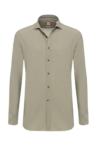 Chemise skinny - Marron