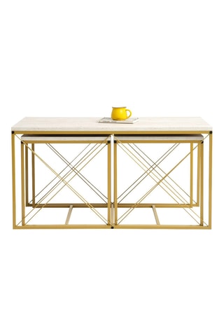 Table basse Defne - 100-175 x 52 x 50 cm