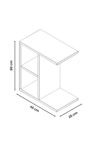 Table d'appoint - 50 x 45 x 25 cm