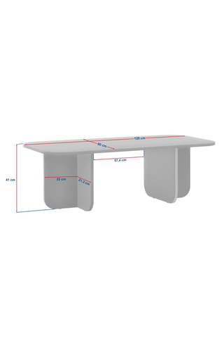 Table basse - 120 x 41 x 60 cm