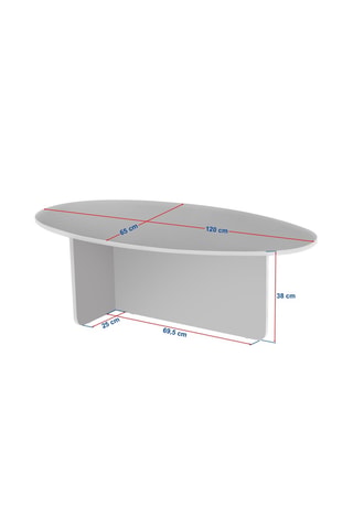 Table basse - 120 x 65 x 38 cm