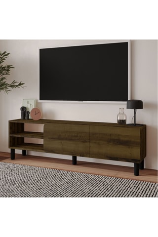 Meuble TV 2 portes - 150 x 48,2 x 31,4 cm