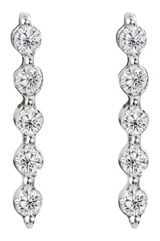 Boucles d'oreilles - Argent et diamants