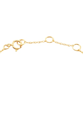 Collier - Argent plaqué or jaune et émeraudes