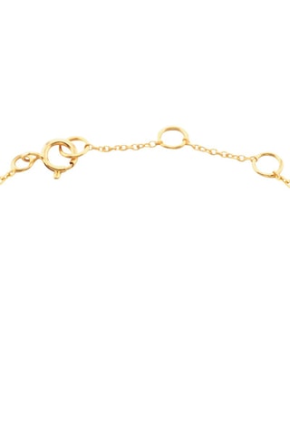 Collier - Argent plaqué or jaune, diamants, topazes et rubis